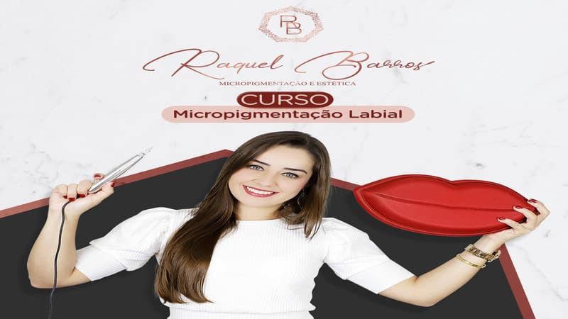 curso micropigmentação labial da Raquel Barros